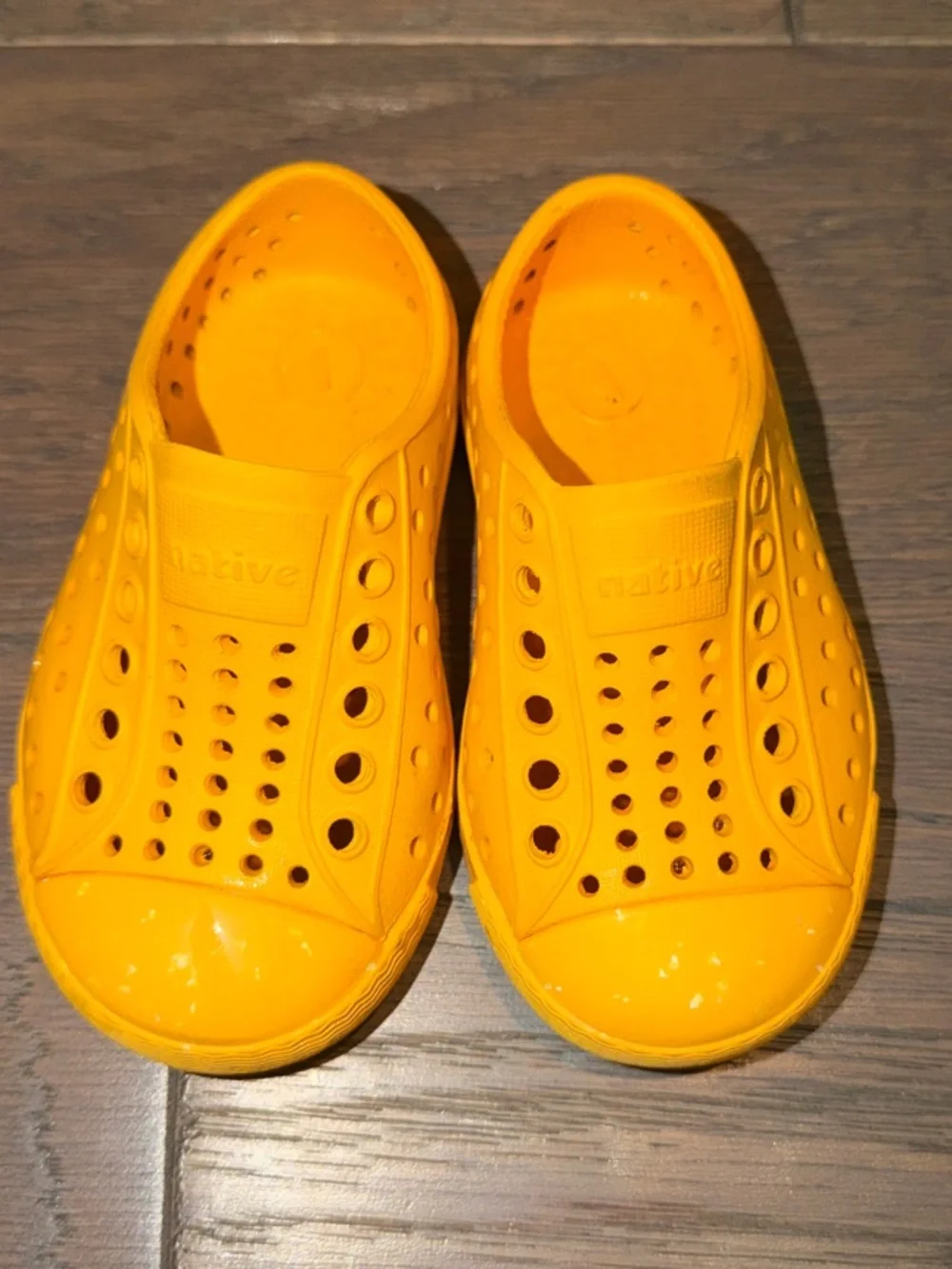 Native Kids Yellow Slip-On Water Shoes